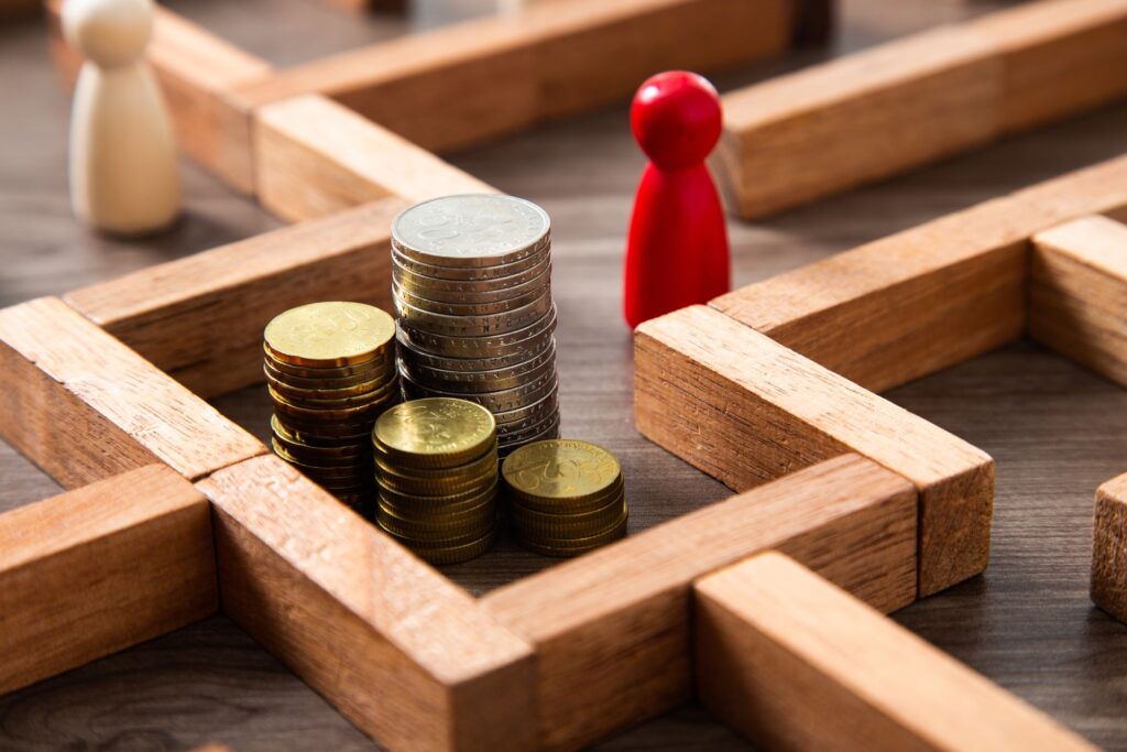 group of coins heaps in the maze game built by woo       utc x